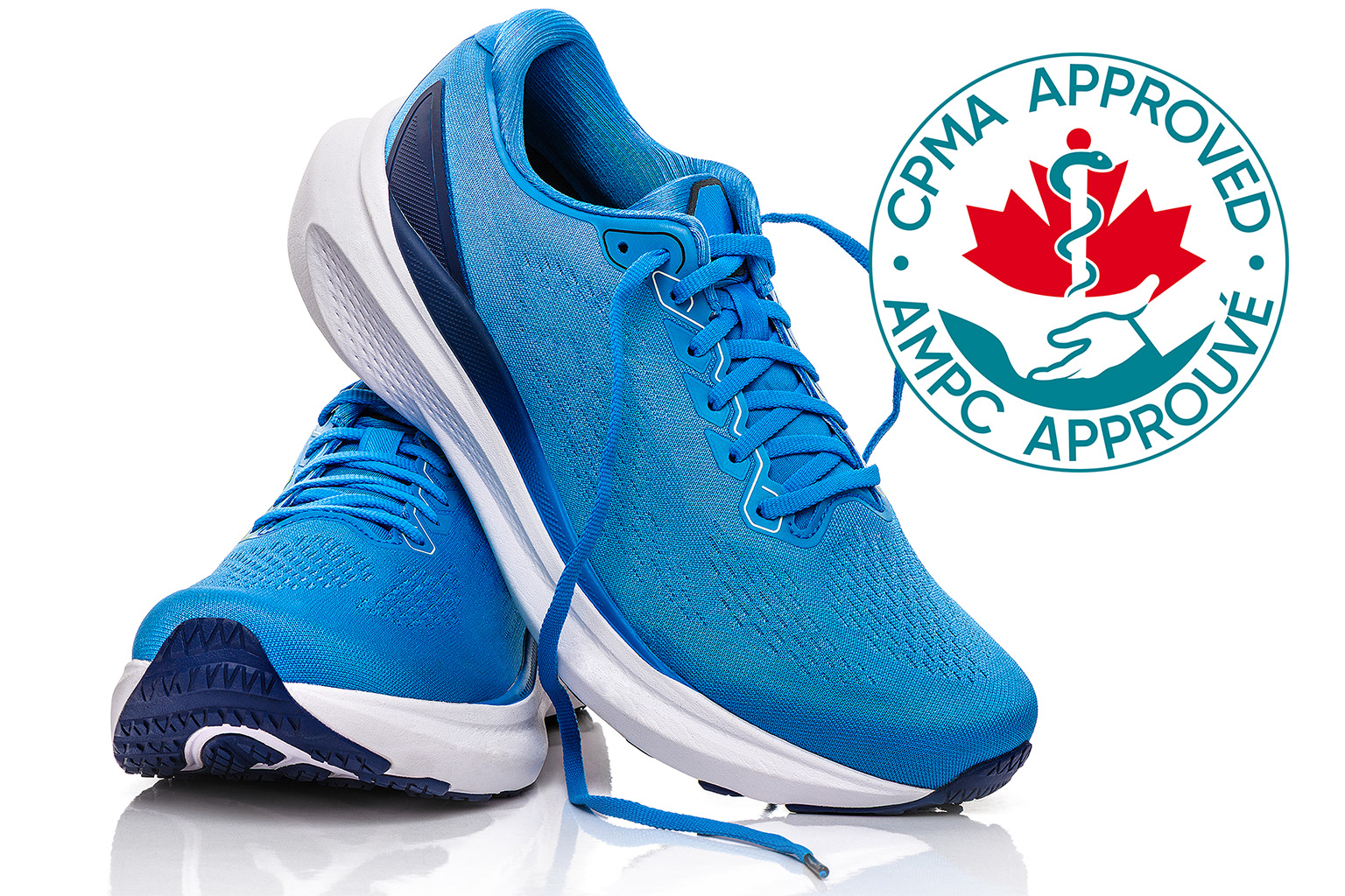 Running shoes with the CPMA Seal of Approval