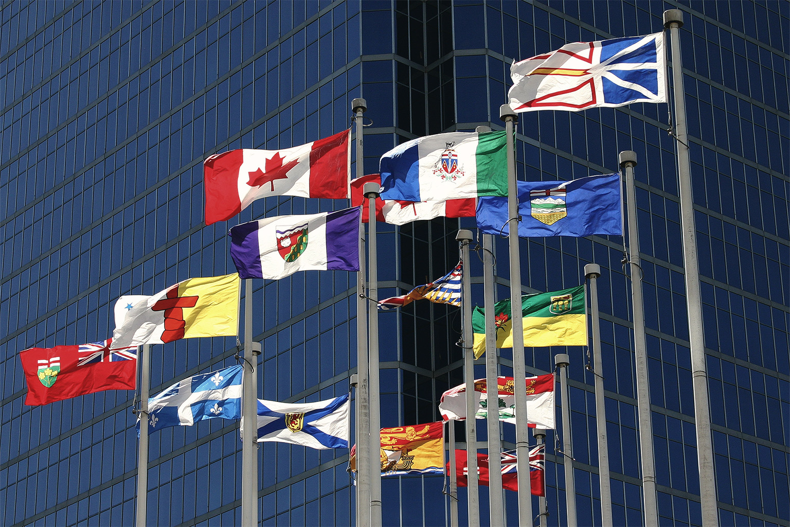 Canadian provincial flags