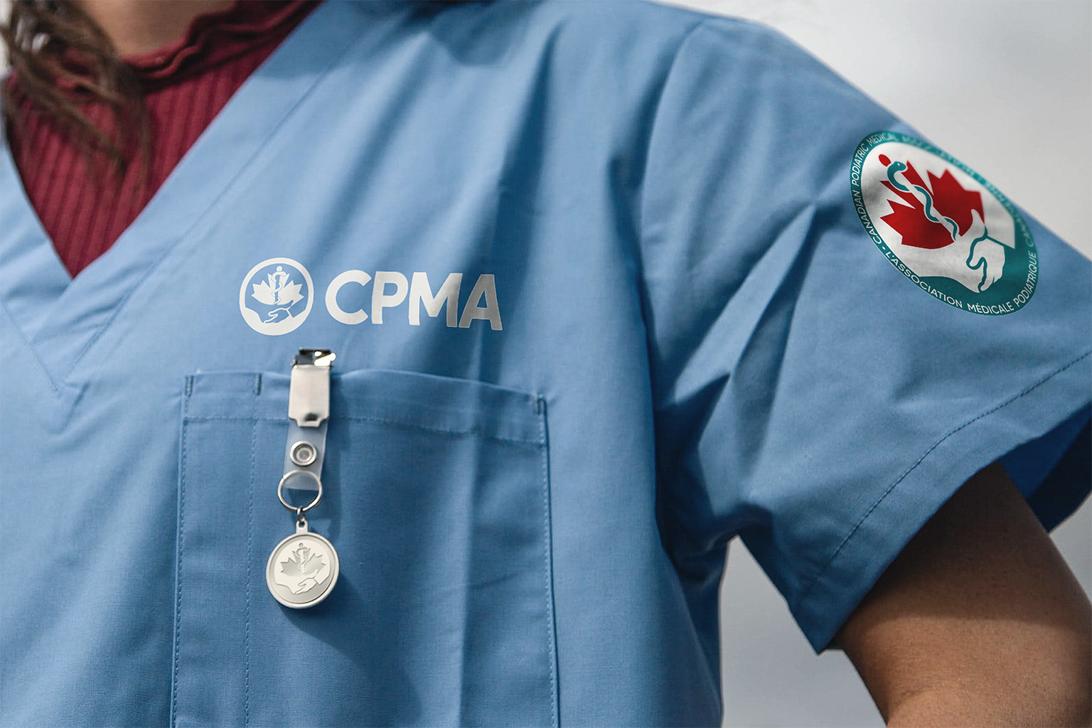 Nurse in CPMA medical coat