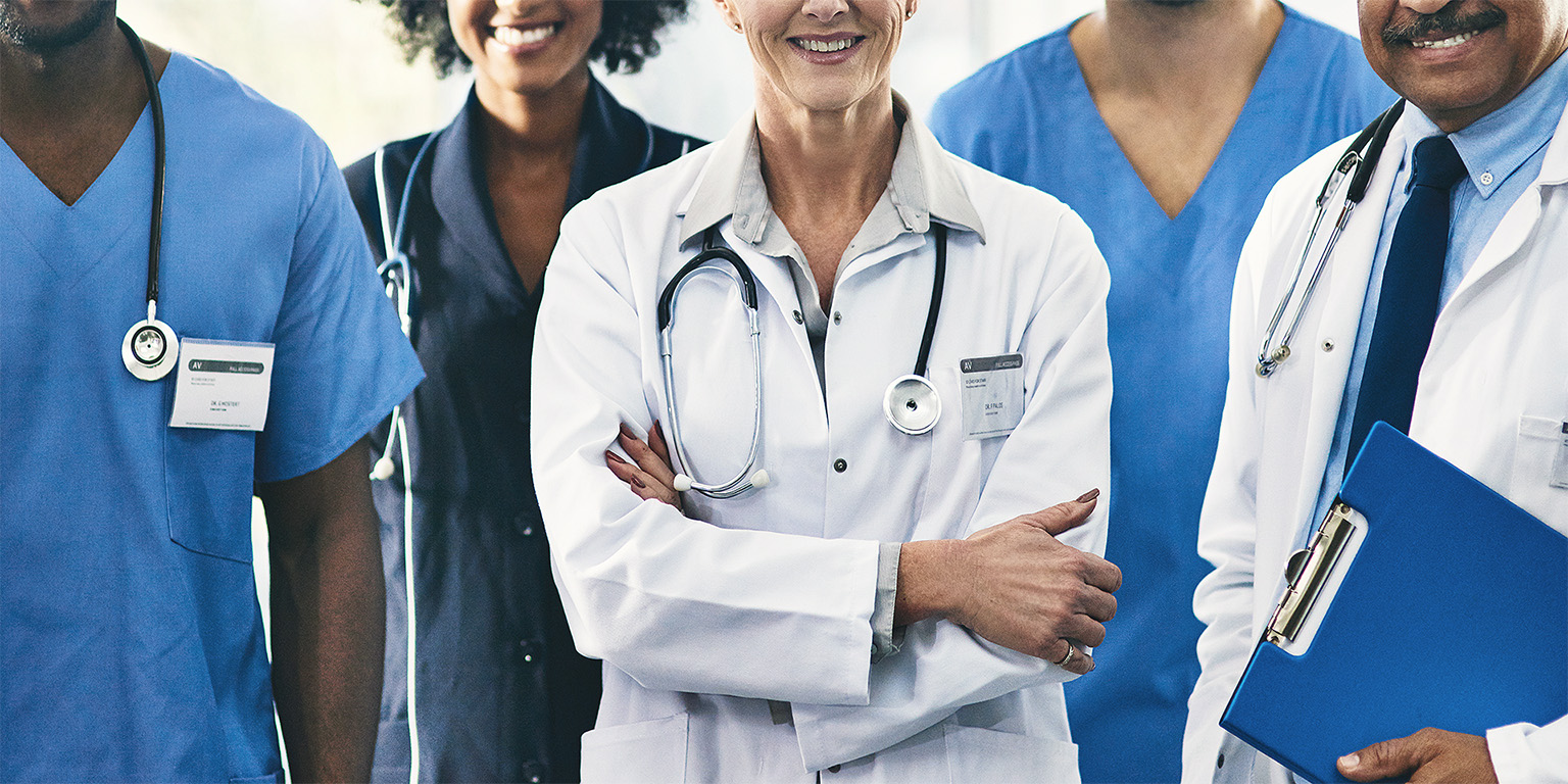 Doctors team in hospital